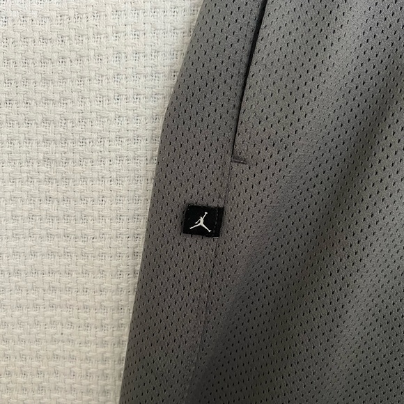 Jordan Basketball Shorts Grey, White, and Green - Picture 3 of 5